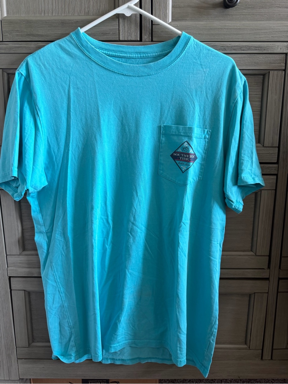 Southern Tide Men’s Turquoise Pocket Tee